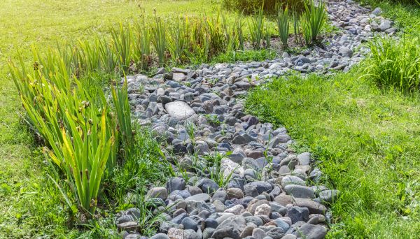 River Rock Garden Installation in Yakima