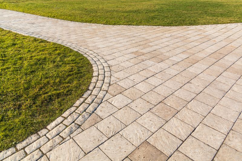Modern Paver Walkway
